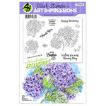 Art Impressions - Clear Photopolymer Stamp Set - Hydrangeas