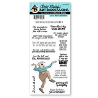 Art Impressions - Laugh Lines Collection - Clear Photopolymer Stamps - Dance It Out