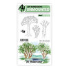 Art Impressions - Watercolor Collection - Unmounted Rubber Stamp Set - Large Tree