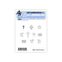Art Impressions - Bible Journaling Collection - Clear Photopolymer Stamps - Mini Accents 2