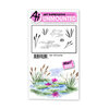 Art Impressions - Watercolor Collection - Clings - Repositionable Unmounted Rubber Stamps - Pond