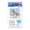 Art Impressions - Christmas - Windows to the World Collection - Die and Clear Photopolymer Stamp Set - Shadow Box Series - Snowy Window