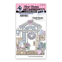 Art Impressions - Front Porch Collection - Die and Clear Photopolymer Stamp Set - Valentines