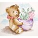 Art Impressions - Watercolor Collection - Clear Photopolymer Stamps - Animal Planters