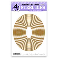 Art Impressions - Steel Dies - Nested Oval