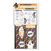 Art Impressions - Die and Clear Photopolymer Stamp Set - Mini Halloween Twisters