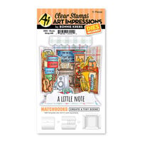 Art Impressions - Die And Clear Photopolymer Stamp Set - Matchbooks - Music Shop