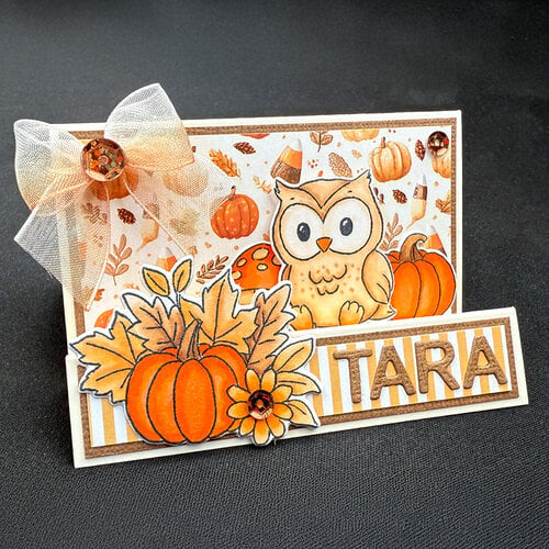 Art Impressions - Die and Clear Photopolymer Stamp Set - Fall Keepsake