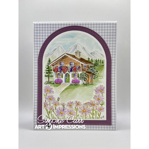 Art Impressions - Countryside Series Collection - Clear Photopolymer Stamps - FG Daisy Border Art Impressions - Countryside Series Collection - Clear Photopolymer Stamps - FG Daisy Border