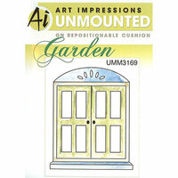 Art Impressions - Windows to the World Collection - Unmounted Rubber Stamp Set - Window
