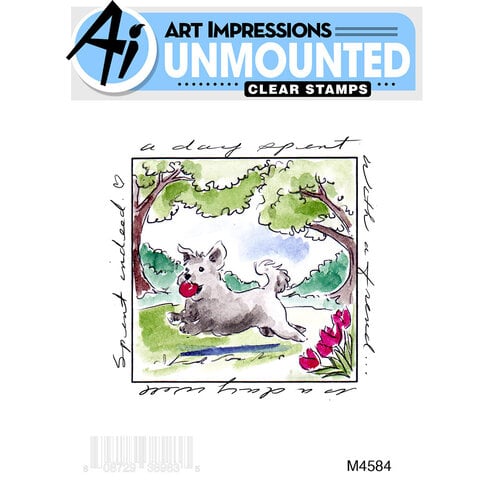 Art Impressions - Windows to the World Collection - Clear Photopolymer Stamps - Day Spent Window