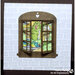 Art Impressions - Windows to the World Collection - Clear Photopolymer Stamps - Memories Window