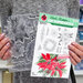 Art Impressions - Clear Photopolymer Stamps - Watercolor Poinsettia Watercoloring Bundle Two