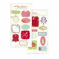 Autumn Leaves - A Rhonna Christmas Collection by Rhonna Farrer - Chipboard Panels and Icons, CLEARANCE