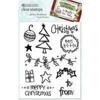 Autumn Leaves - Clear Stamps by Tia Bennett - Merry Christmas