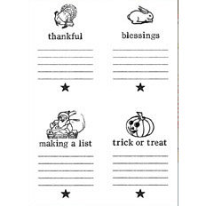 Autumn Leaves - Clear Stamps - Jenni Bowlin - Holidays, CLEARANCE