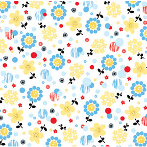 Autumn Leaves - Mod - Primary Collection - Patterned Paper - Daisy Burst