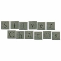 Digital Alphabet (Download)  - Silver Charms - Square