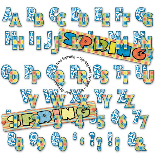 Digital Alphabet (Download)  - Spring Fling