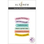 Altenew - Dies - One-Go - Words And Banners