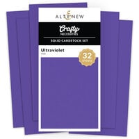Altenew - Solid Cardstock Set - 32 Pack - Ultraviolet