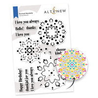 Altenew - Clear Photopolymer Stamps - Dotted Mandala