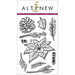 Altenew - Clear Photopolymer Stamps - Poinsettia and Pine