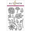 Altenew - Clear Photopolymer Stamps - Striped Florals