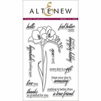 Altenew - Clear Photopolymer Stamps - Fresh Freesia