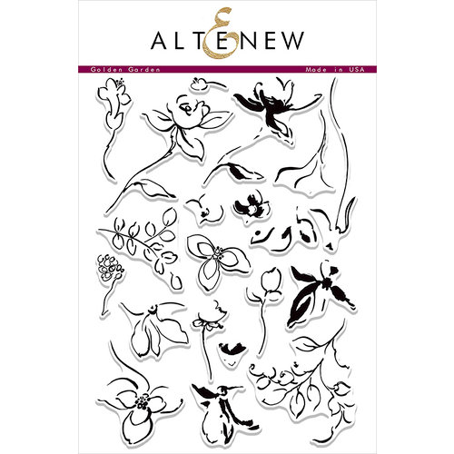 Altenew - Clear Photopolymer Stamps - Golden Garden