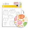 Altenew - Simple Coloring Stencils - One-Go - Sweet Pumpkins