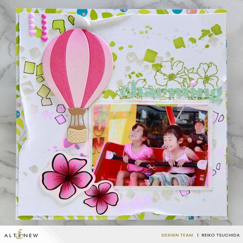 Altenew - Builder Stencils - 2 In 1 Set - Scattered Tiles