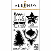 Altenew - Clear Photopolymer Stamps - Festive Silhouettes