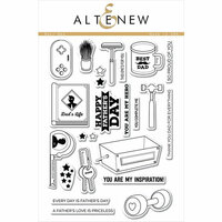 Altenew - Clear Photopolymer Stamps - Best Dad
