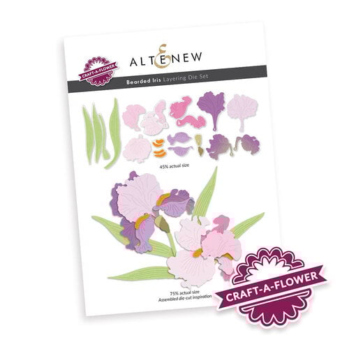 Altenew - Layering Dies - Craft-A-Flower - Bearded Iris
