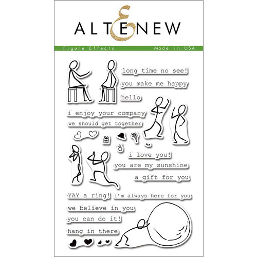Altenew - Clear Photopolymer Stamps - Figure Effects