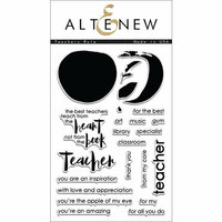 Altenew - Clear Photopolymer Stamps - Teachers Rule