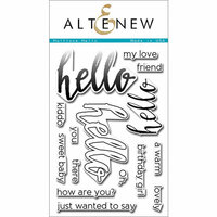 Altenew - Clear Photopolymer Stamps - Halftone Hello