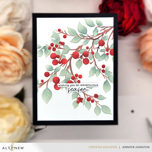 Altenew - 3D Embossing Folder - Lush Berry Branch Altenew - 3D Embossing Folder - Lush Berry Branch