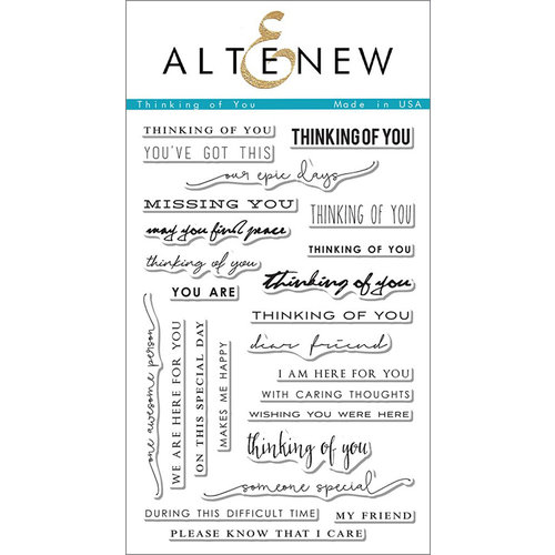 Altenew - Clear Photopolymer Stamps - Thinking of You