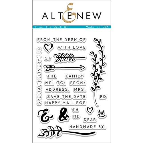 Altenew - Clear Photopolymer Stamps - From The Desk Of