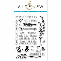 Altenew - Clear Photopolymer Stamps - From The Desk Of