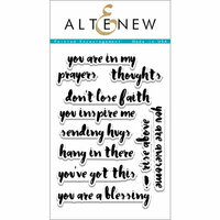 Altenew - Clear Photopolymer Stamps - Painted Encouragement