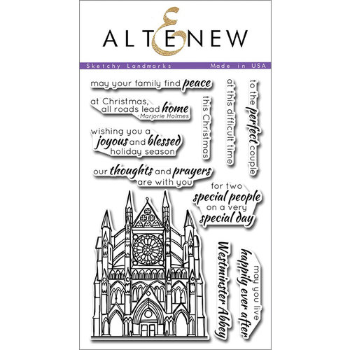 Altenew - Clear Photopolymer Stamps - Sketchy Landmarks