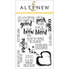 Altenew - Clear Photopolymer Stamps - Coffee Talk