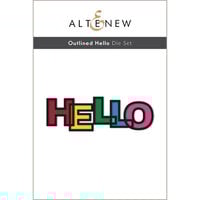 Altenew - Dies - Outlined Hello