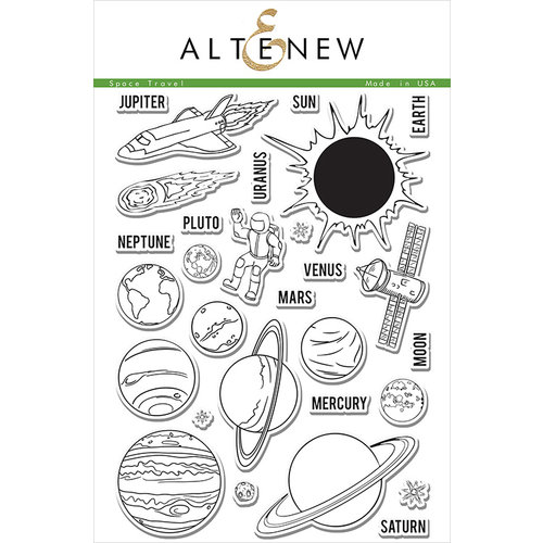 Altenew - Clear Photopolymer Stamps - Space Travel