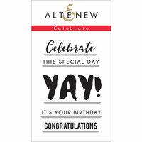 Altenew - Clear Photopolymer Stamps - Celebrate