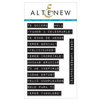 Altenew - Clear Photopolymer Stamps - Label Love Spanish