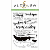 Altenew - Clear Photopolymer Stamps - Faithful Feather